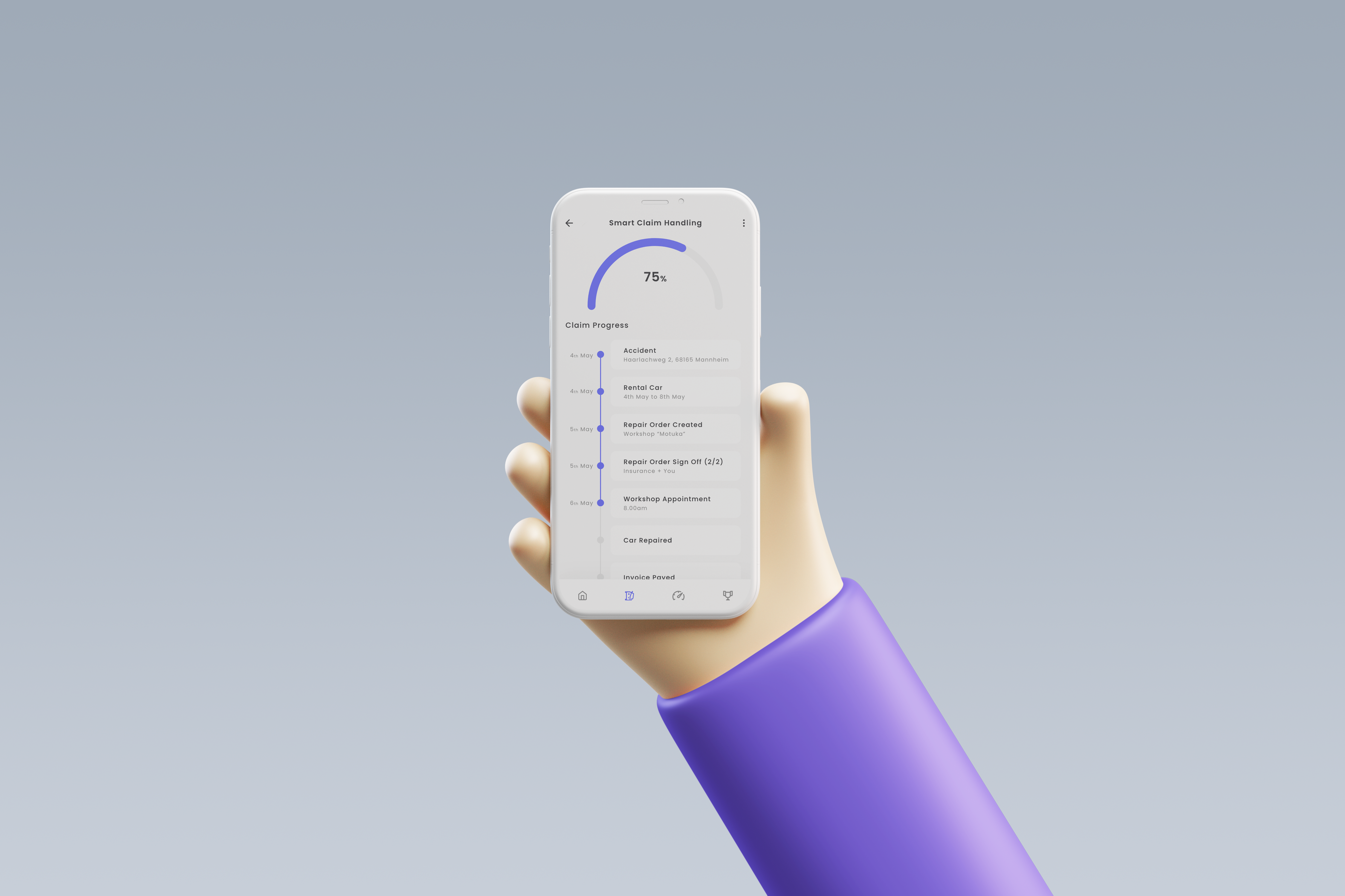 Smart Claim Handling Phone